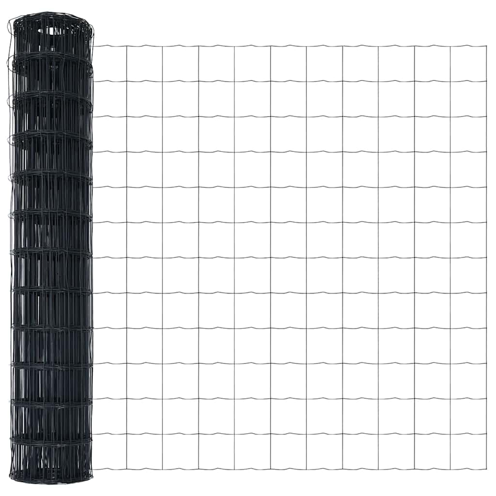 Hek met Paal Grijs 1 x 25 m Staal is nu te koop bij PeponiXL, paradijselijk wonen!