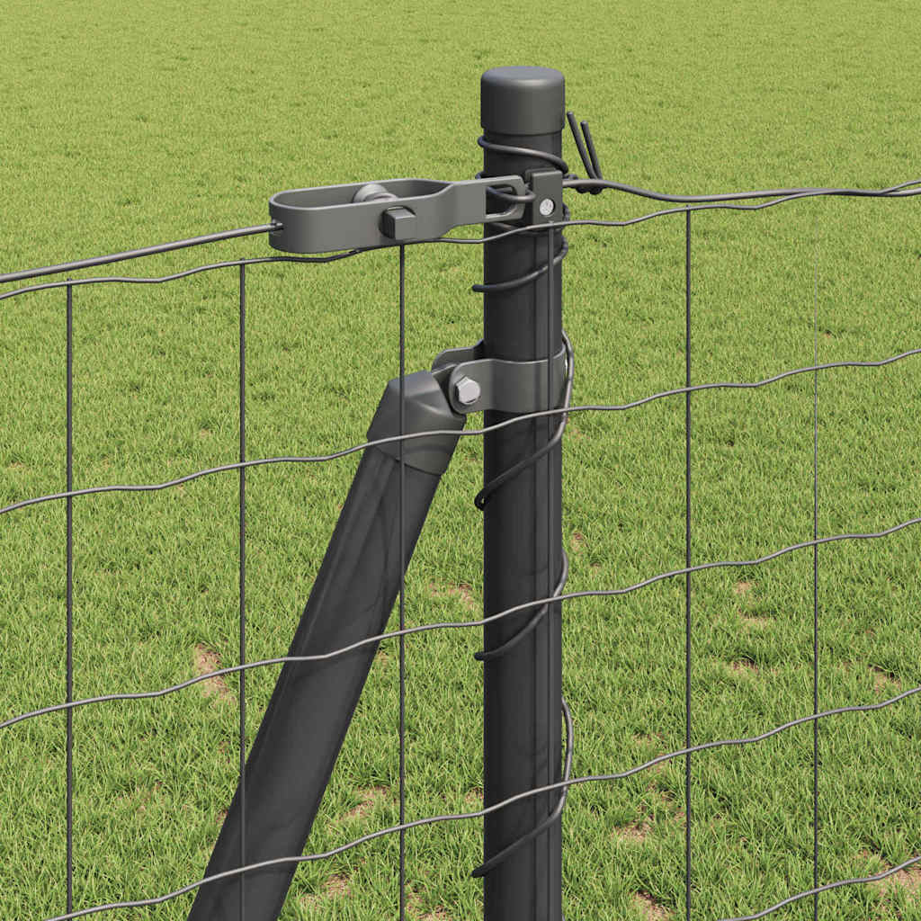 Hek met Paal Grijs 1,2 x 25 m Staal is nu te koop bij PeponiXL, paradijselijk wonen!