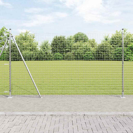 Hek met Paal Zilver 1,4 x 10 m Staal is nu te koop bij PeponiXL, paradijselijk wonen!