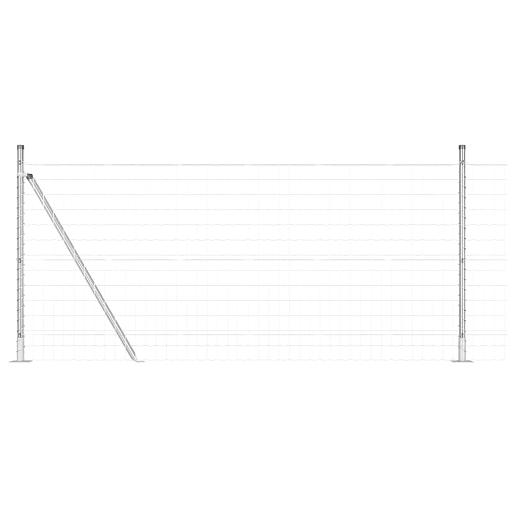 Hek met Paal Zilver 1 x 10 m Staal is nu te koop bij PeponiXL, paradijselijk wonen!