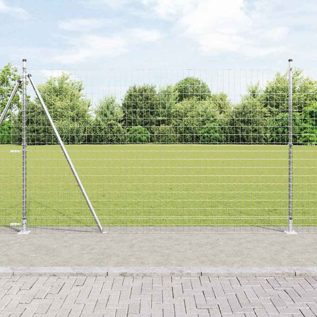 Hek met Paal Zilver 1,6 x 10 m Staal is nu te koop bij PeponiXL, paradijselijk wonen!