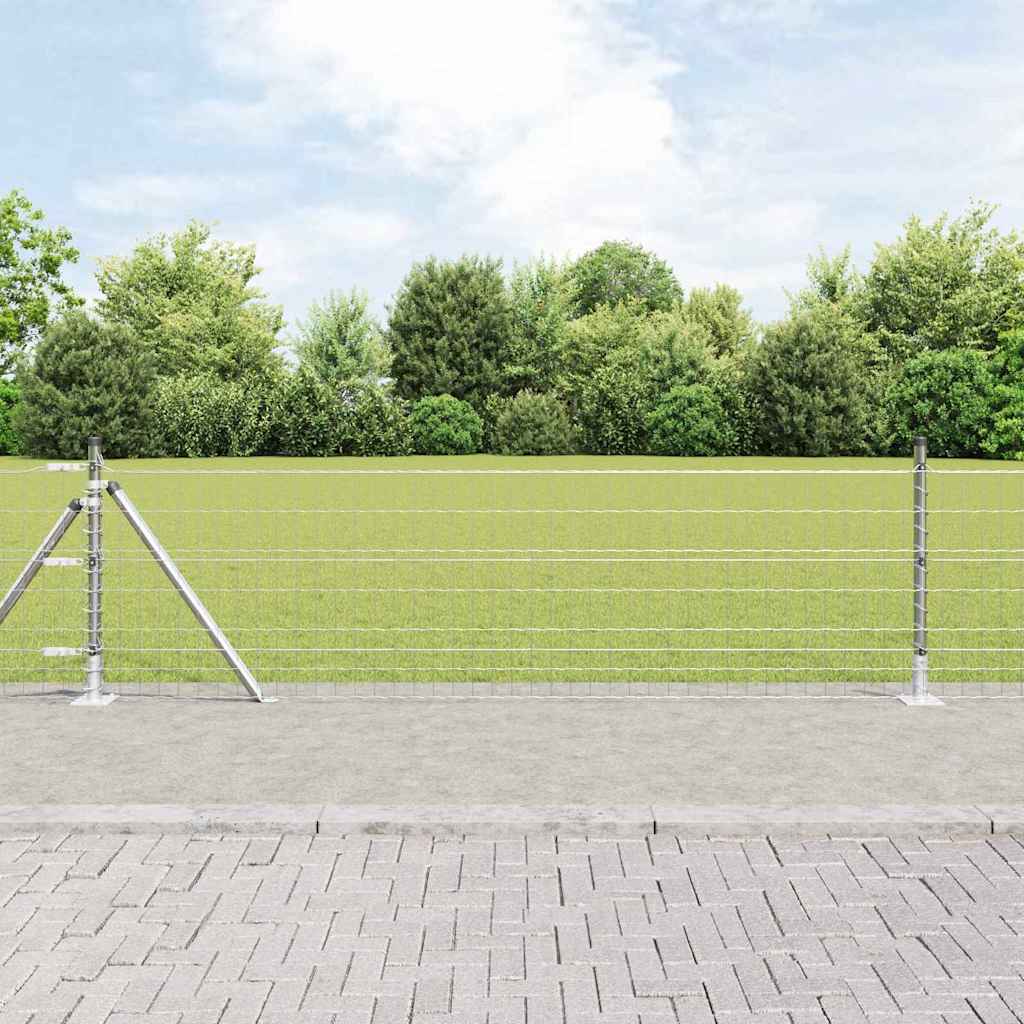 Hek met Paal Zilver 0,4 x 10 m Staal is nu te koop bij PeponiXL, paradijselijk wonen!