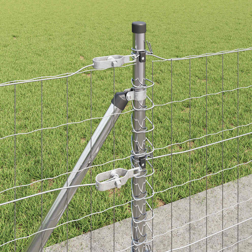 Hek met Paal Zilver 0,6 x 10 m Staal is nu te koop bij PeponiXL, paradijselijk wonen!