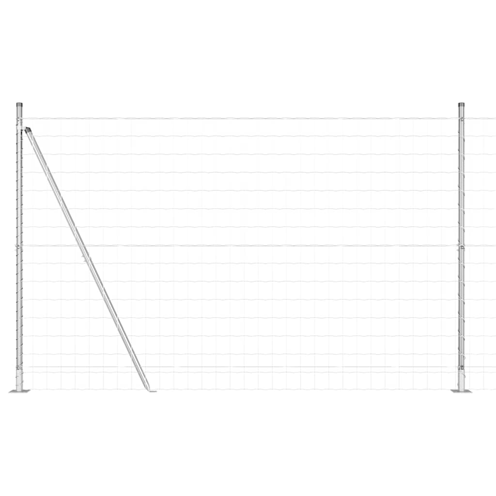 Hek met Paal Zilver 1,6 x 10 m Staal is nu te koop bij PeponiXL, paradijselijk wonen!