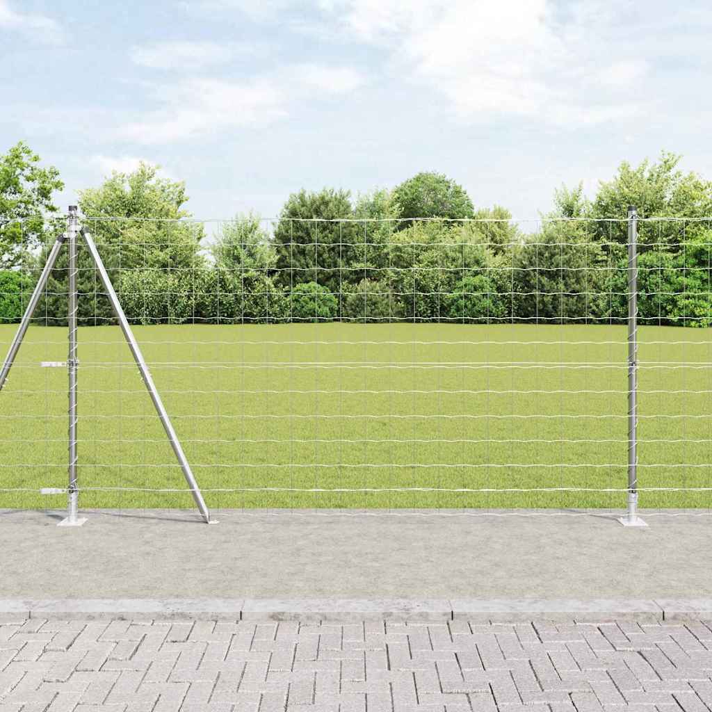 Hek met Paal Zilver 1,2 x 10 m Staal is nu te koop bij PeponiXL, paradijselijk wonen!