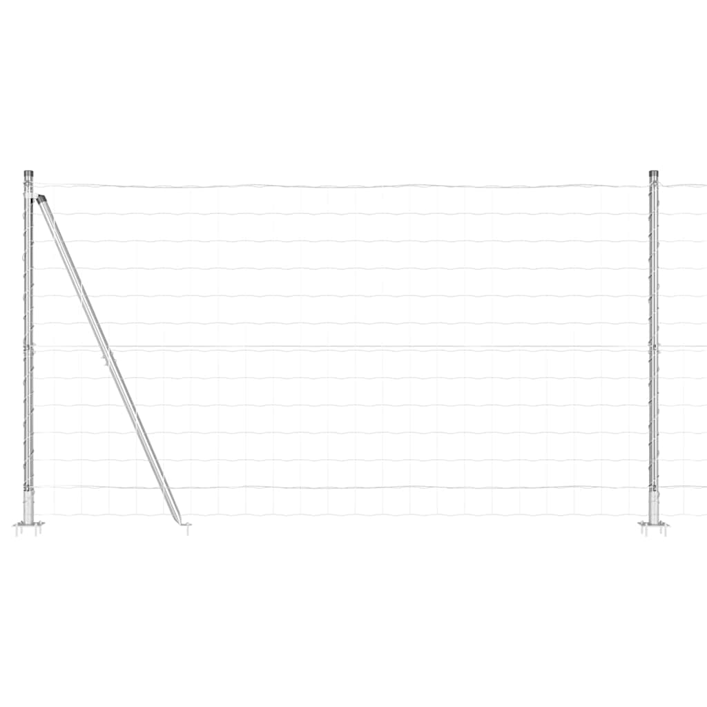 Hek met Paal Zilver 1,2 x 10 m Staal is nu te koop bij PeponiXL, paradijselijk wonen!
