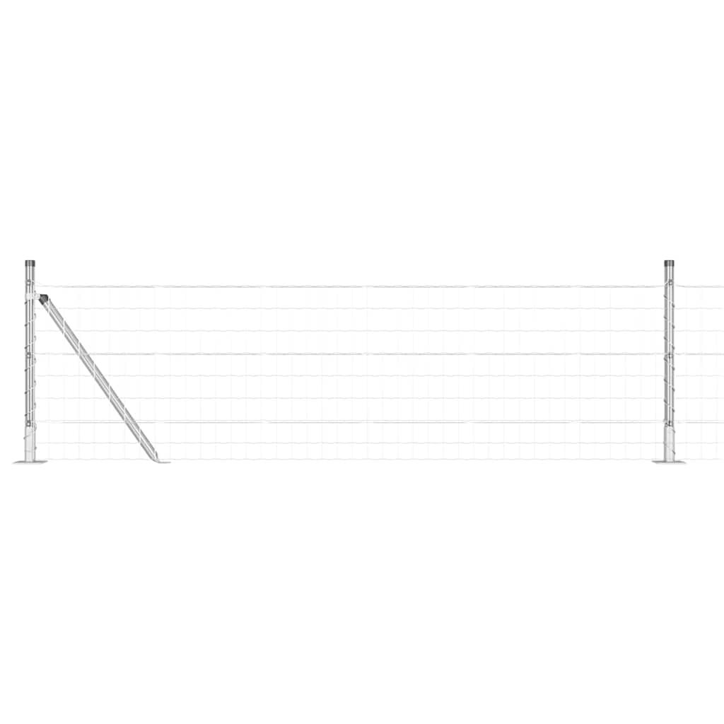 Hek met Paal Zilver 0,6 x 25 m Staal is nu te koop bij PeponiXL, paradijselijk wonen!