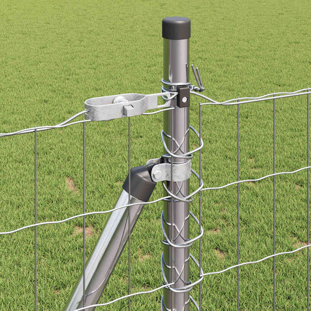 Hek met Paal Zilver 0,8 x 25 m Staal is nu te koop bij PeponiXL, paradijselijk wonen!