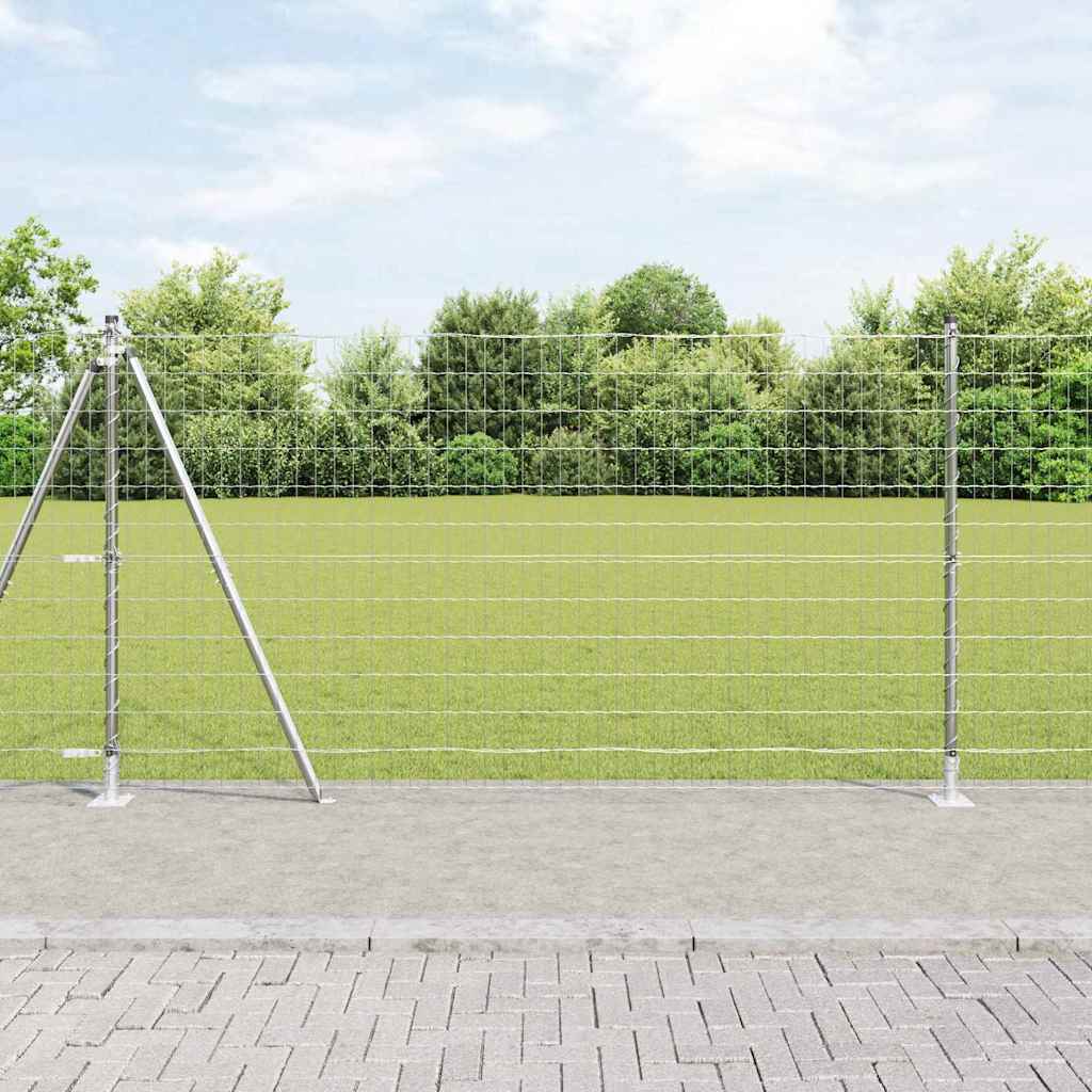 Hek met Paal Zilver 1,2 x 25 m Staal is nu te koop bij PeponiXL, paradijselijk wonen!