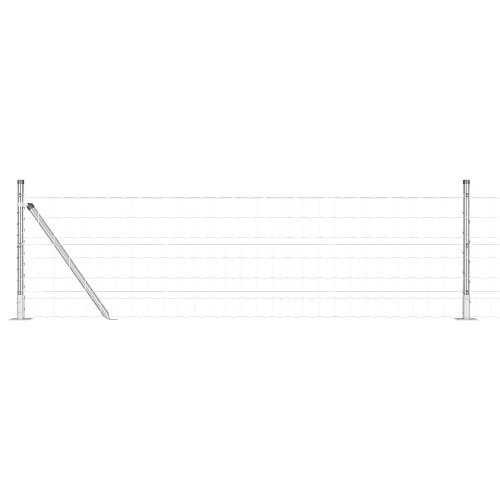 Hek met Paal Zilver 0,6 x 25 m Staal is nu te koop bij PeponiXL, paradijselijk wonen!