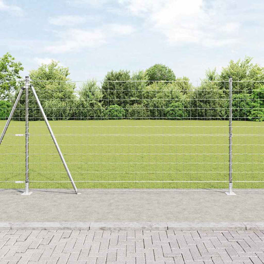 Hek met Paal Zilver 1,2 x 25 m Staal is nu te koop bij PeponiXL, paradijselijk wonen!