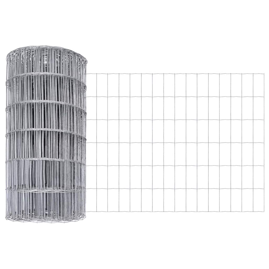 Hek met Paal Zilver 0,4 x 50 m Staal is nu te koop bij PeponiXL, paradijselijk wonen!