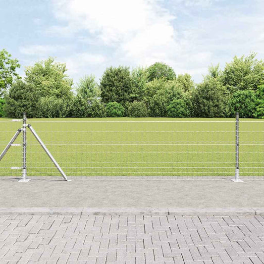 Hek met Paal Zilver 0,6 x 50 m Staal is nu te koop bij PeponiXL, paradijselijk wonen!