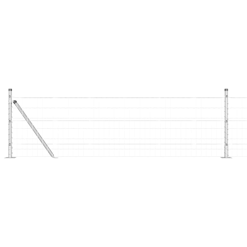 Hek met Paal Zilver 0,6 x 50 m Staal is nu te koop bij PeponiXL, paradijselijk wonen!