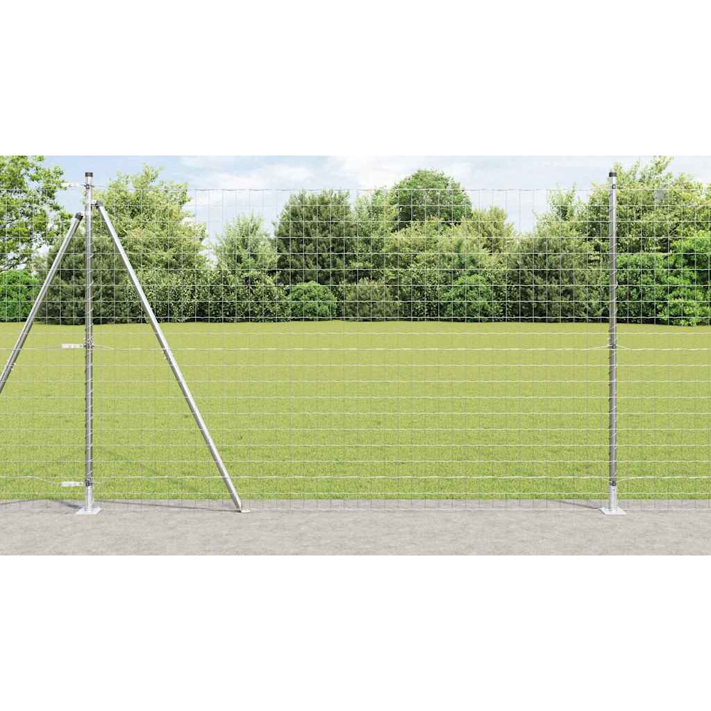 Hek met Paal Zilver 1,4 x 10 m Staal is nu te koop bij PeponiXL, paradijselijk wonen!