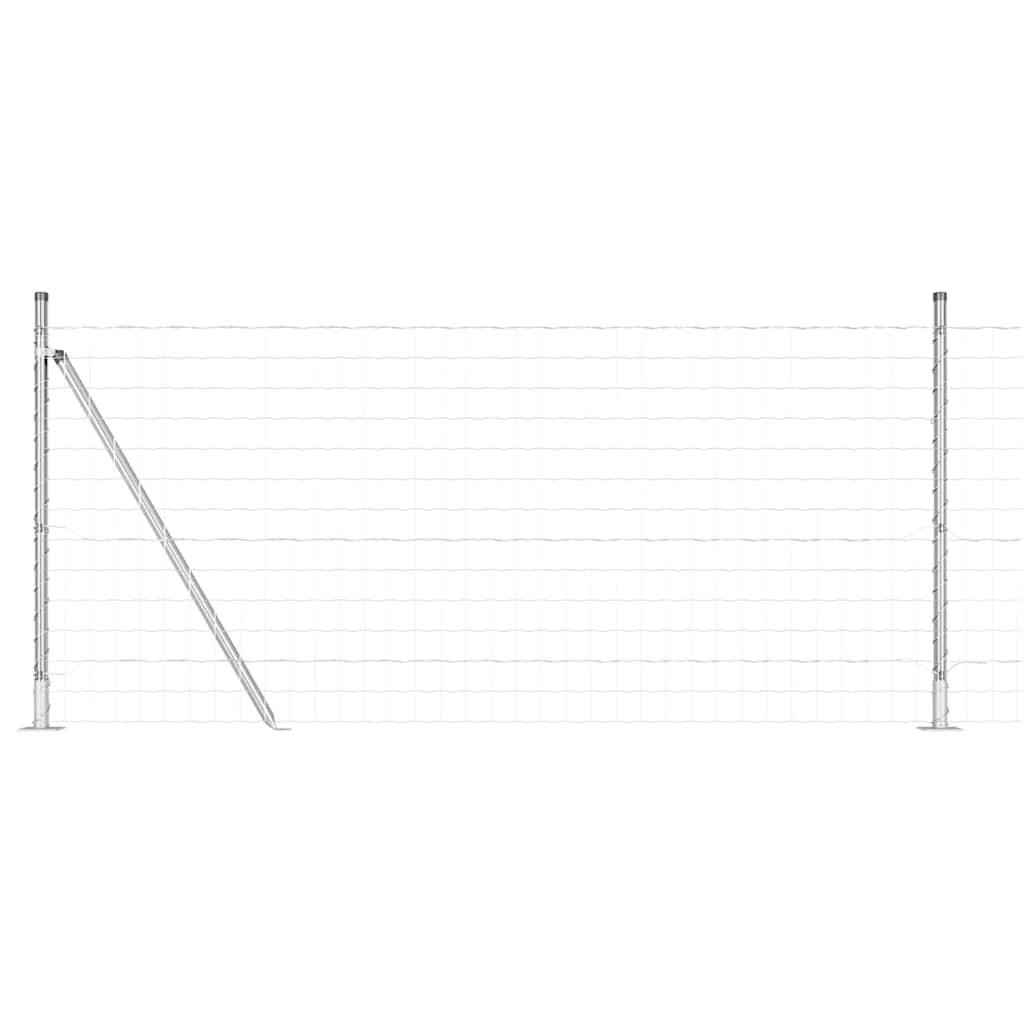 Hek met Paal Zilver 1 x 25 m Staal is nu te koop bij PeponiXL, paradijselijk wonen!