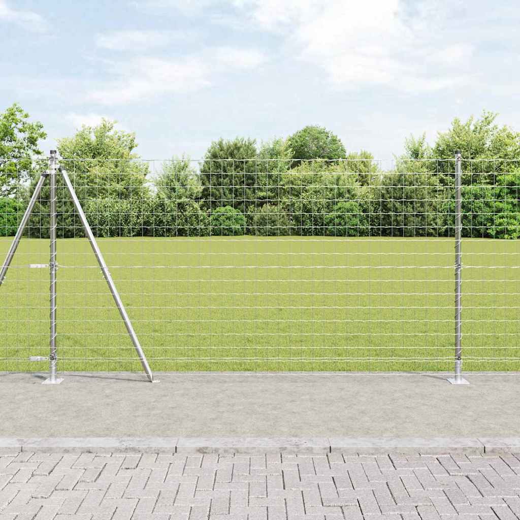 Hek met Paal Zilver 1,2 x 25 m Staal is nu te koop bij PeponiXL, paradijselijk wonen!