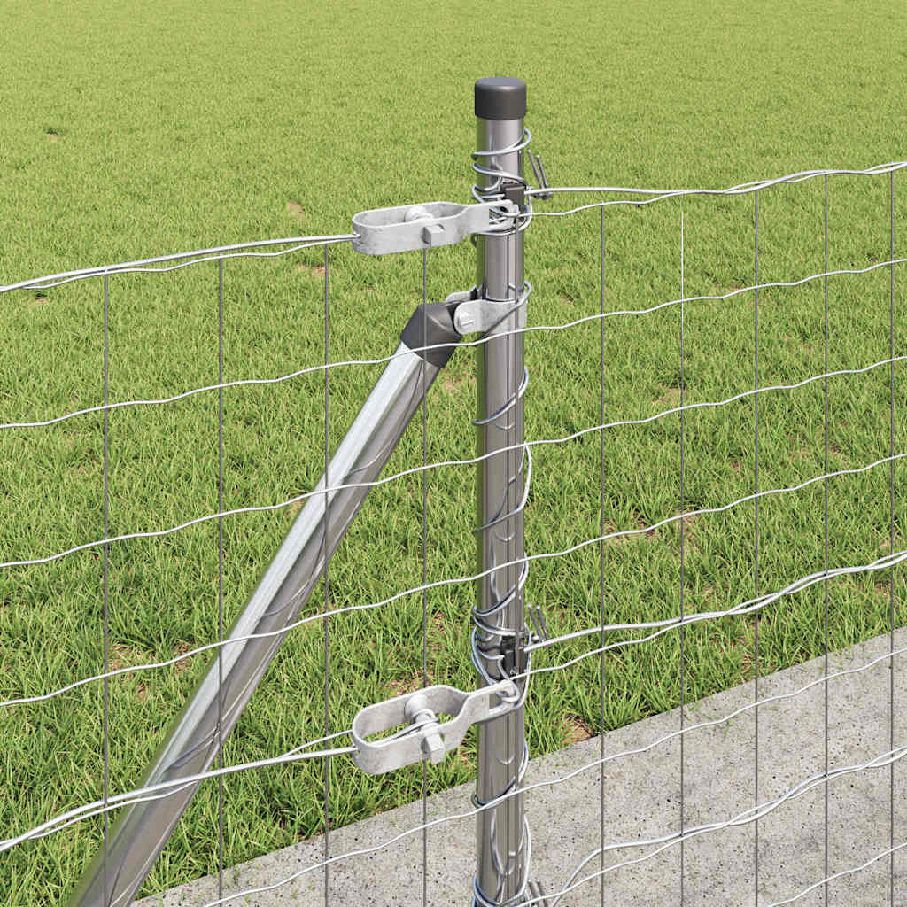 Hek met Paal Zilver 0,6 x 50 m Staal is nu te koop bij PeponiXL, paradijselijk wonen!