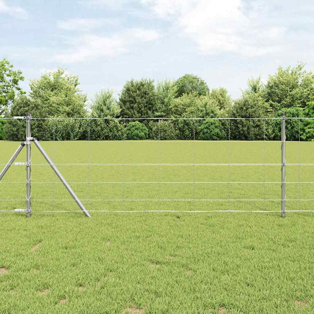 Afrasteringspaal Gegalvaniseerd 25 x 0,8 m Staal is nu te koop bij PeponiXL, paradijselijk wonen!