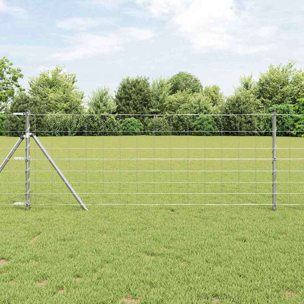 Afrasteringspaal Gegalvaniseerd 25 x 0,8 m Staal is nu te koop bij PeponiXL, paradijselijk wonen!