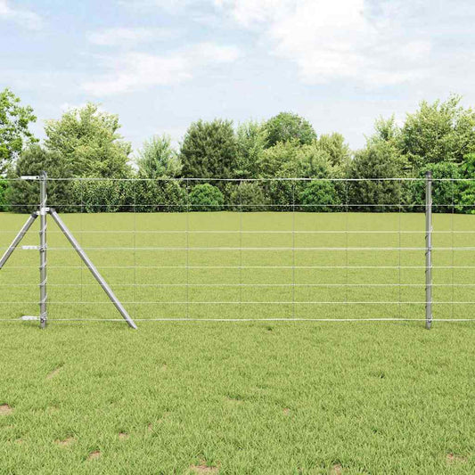 Afrasteringspaal Gegalvaniseerd 25 x 0,8 m Staal is nu te koop bij PeponiXL, paradijselijk wonen!