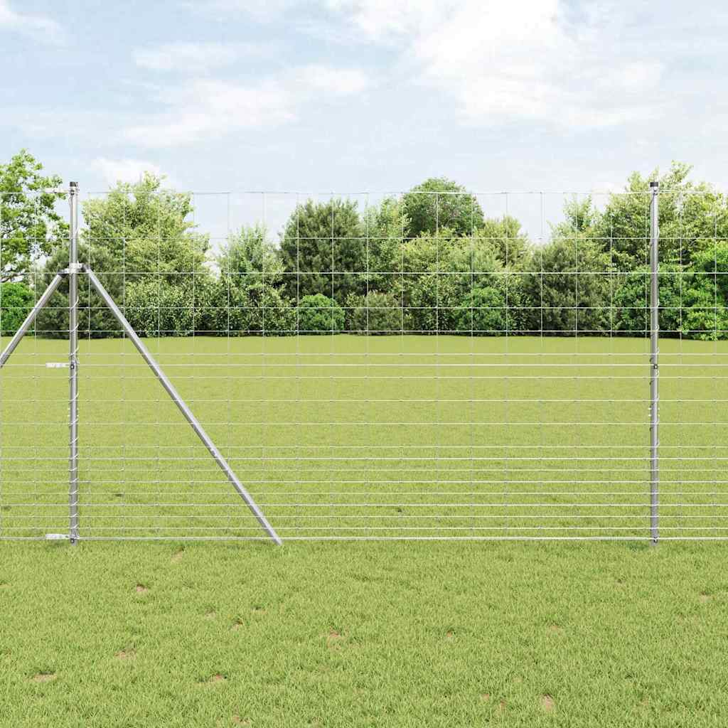 Afrasteringspaal Gegalvaniseerd 25 x 1,5 m Staal is nu te koop bij PeponiXL, paradijselijk wonen!