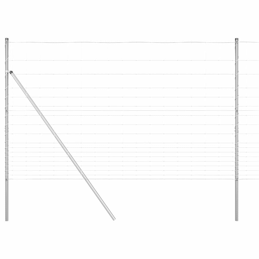 Afrasteringspaal Gegalvaniseerd 25 x 1,5 m Staal is nu te koop bij PeponiXL, paradijselijk wonen!