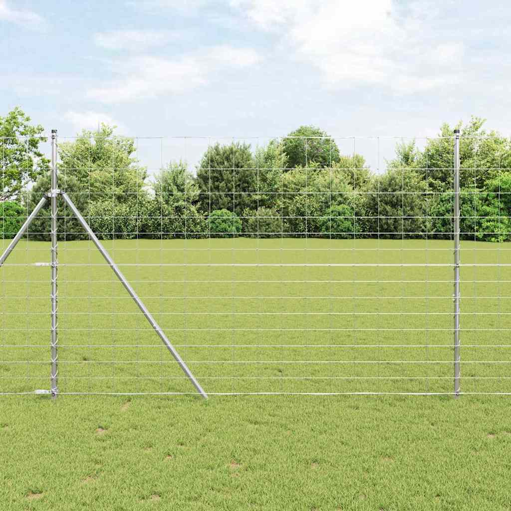 Afrasteringspaal Gegalvaniseerd 25 x 1,6 m Staal is nu te koop bij PeponiXL, paradijselijk wonen!