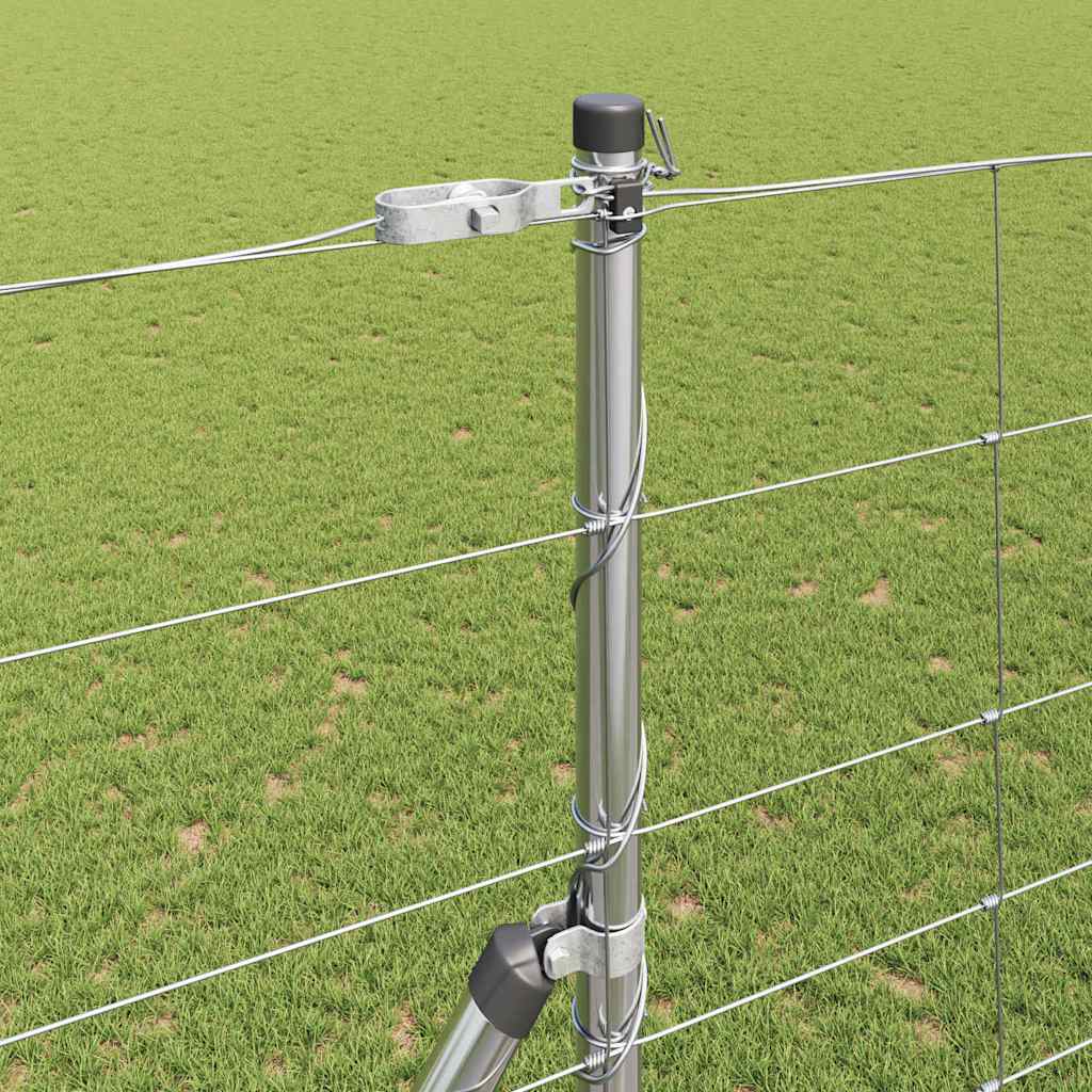 Afrasteringspaal Gegalvaniseerd 25 x 1,6 m Staal is nu te koop bij PeponiXL, paradijselijk wonen!