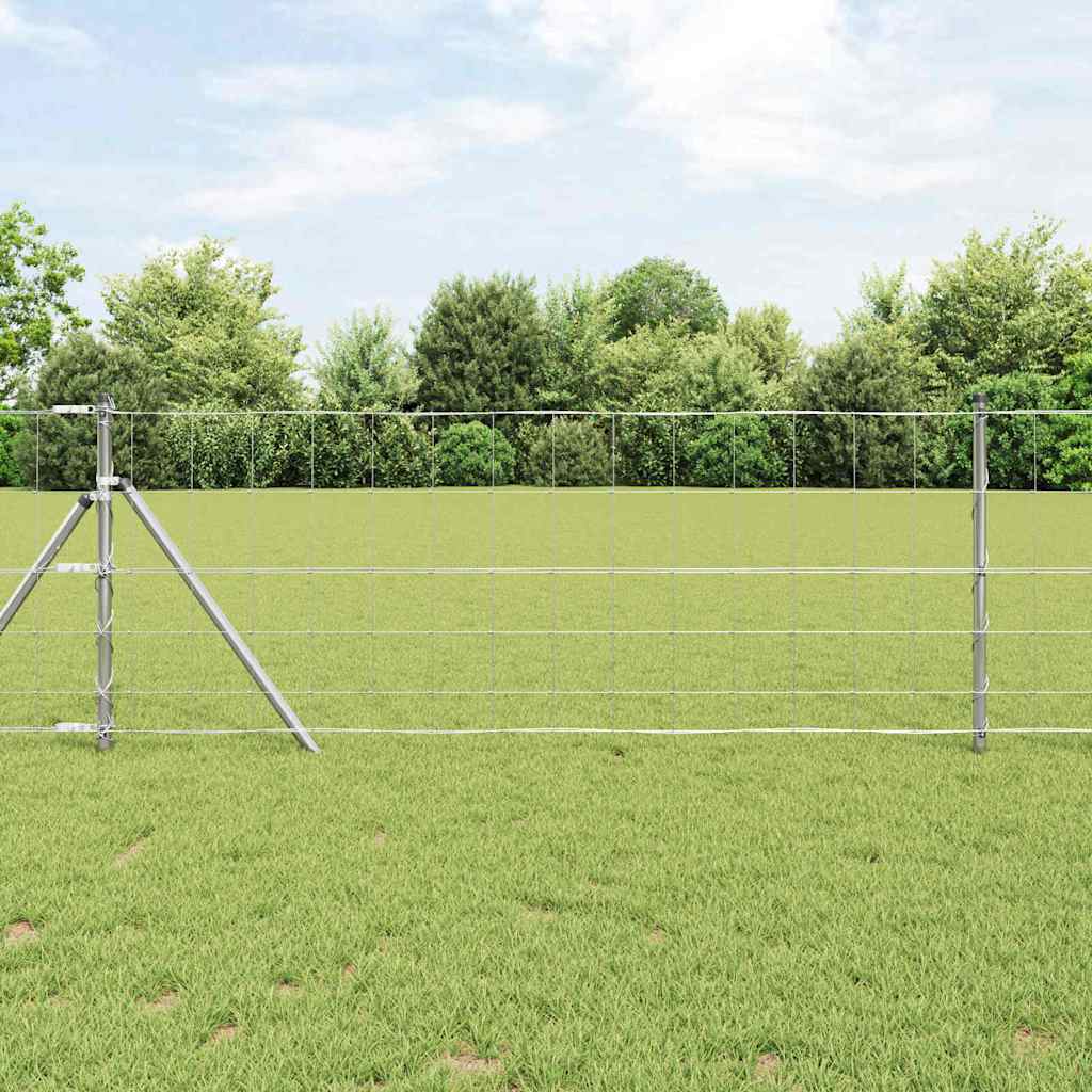 Afrasteringspaal Gegalvaniseerd 50 x 0,8 m Staal is nu te koop bij PeponiXL, paradijselijk wonen!