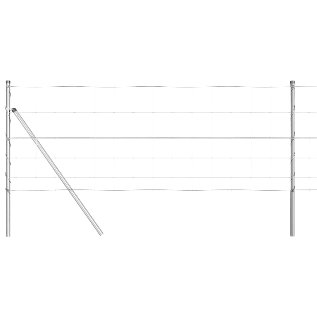 Afrasteringspaal Gegalvaniseerd 50 x 0,8 m Staal is nu te koop bij PeponiXL, paradijselijk wonen!