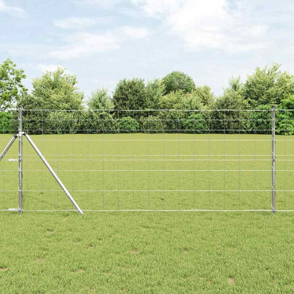 Afrasteringspaal Gegalvaniseerd 50 x 1 m Staal is nu te koop bij PeponiXL, paradijselijk wonen!