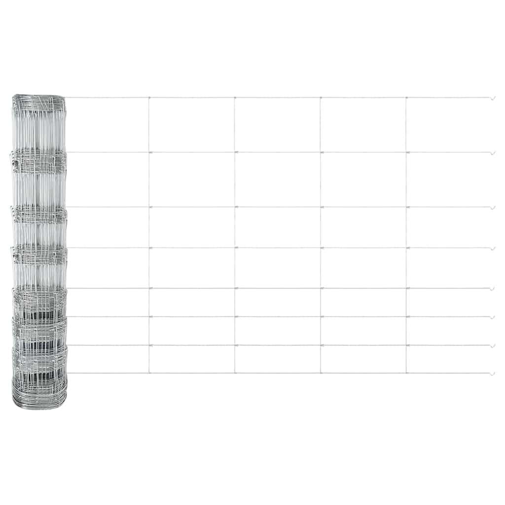 Afrasteringspaal Gegalvaniseerd 50 x 1 m Staal is nu te koop bij PeponiXL, paradijselijk wonen!
