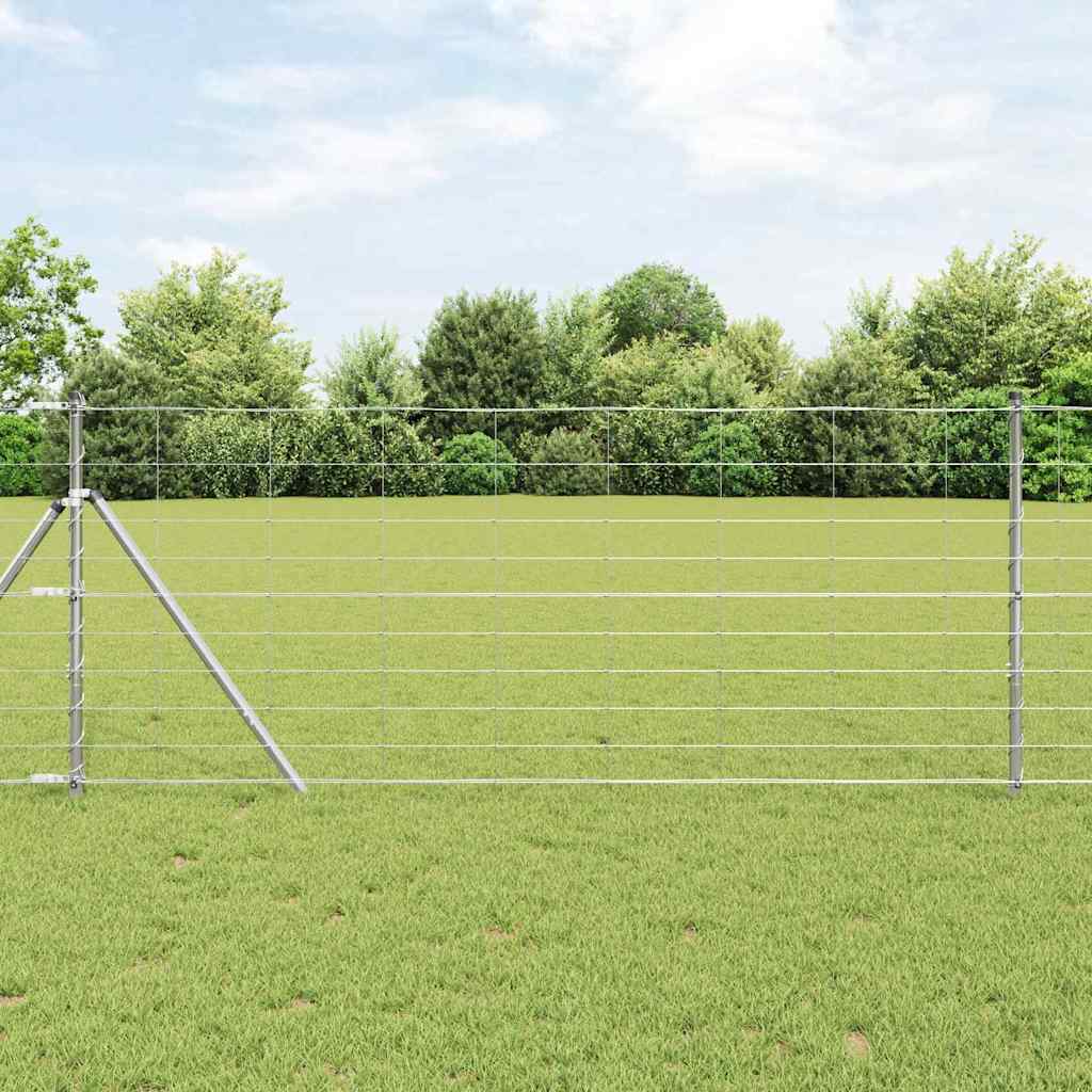 Afrasteringspaal Gegalvaniseerd 50 x 1 m Staal is nu te koop bij PeponiXL, paradijselijk wonen!