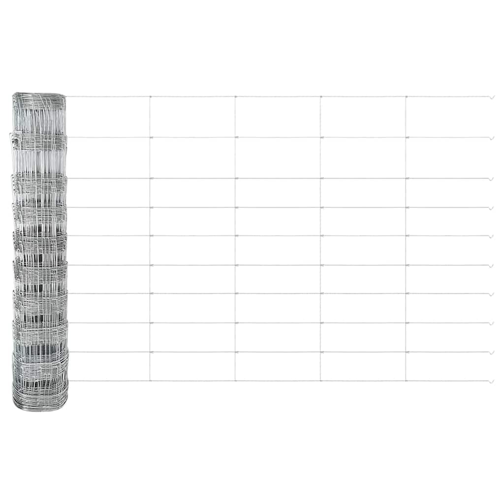 Afrasteringspaal Gegalvaniseerd 50 x 1 m Staal is nu te koop bij PeponiXL, paradijselijk wonen!