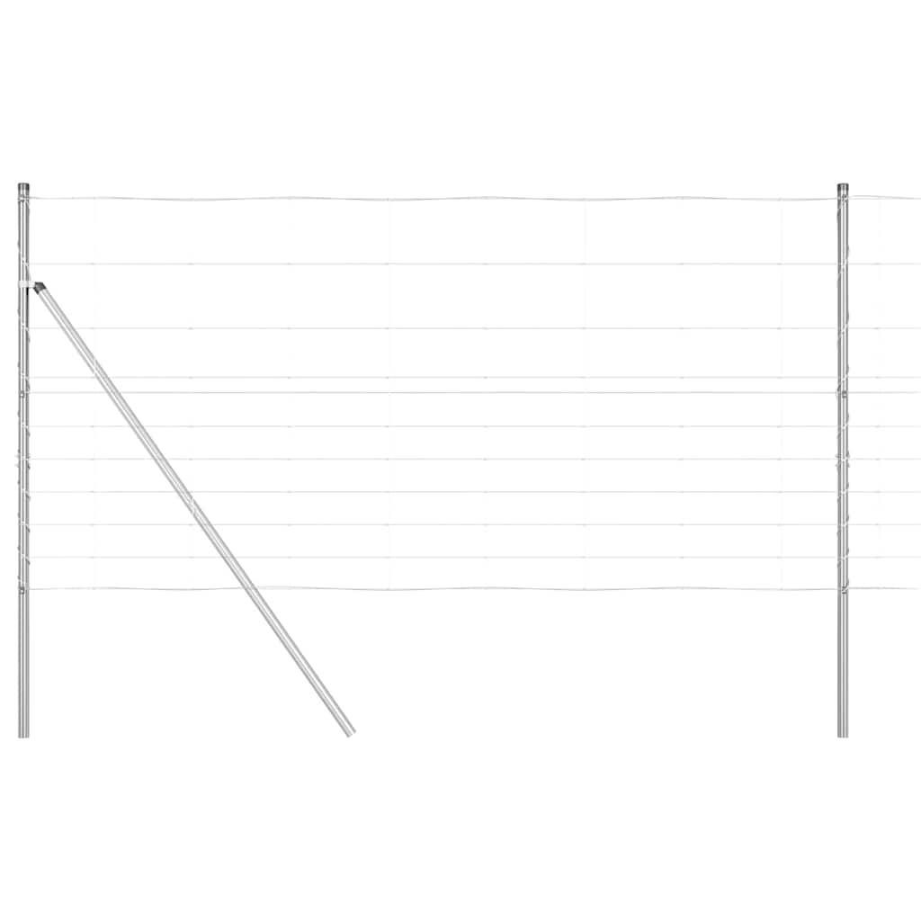 Afrasteringspaal Gegalvaniseerd 50 x 1,2 m Staal is nu te koop bij PeponiXL, paradijselijk wonen!