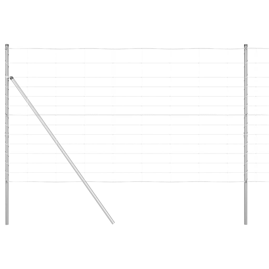 Afrasteringspaal Gegalvaniseerd 50 x 1,4 m Staal is nu te koop bij PeponiXL, paradijselijk wonen!