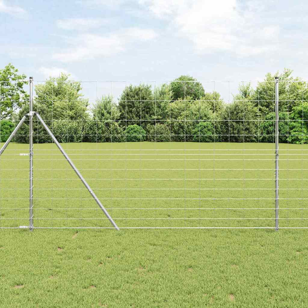 Afrasteringspaal Gegalvaniseerd 50 x 1,5 m Staal is nu te koop bij PeponiXL, paradijselijk wonen!
