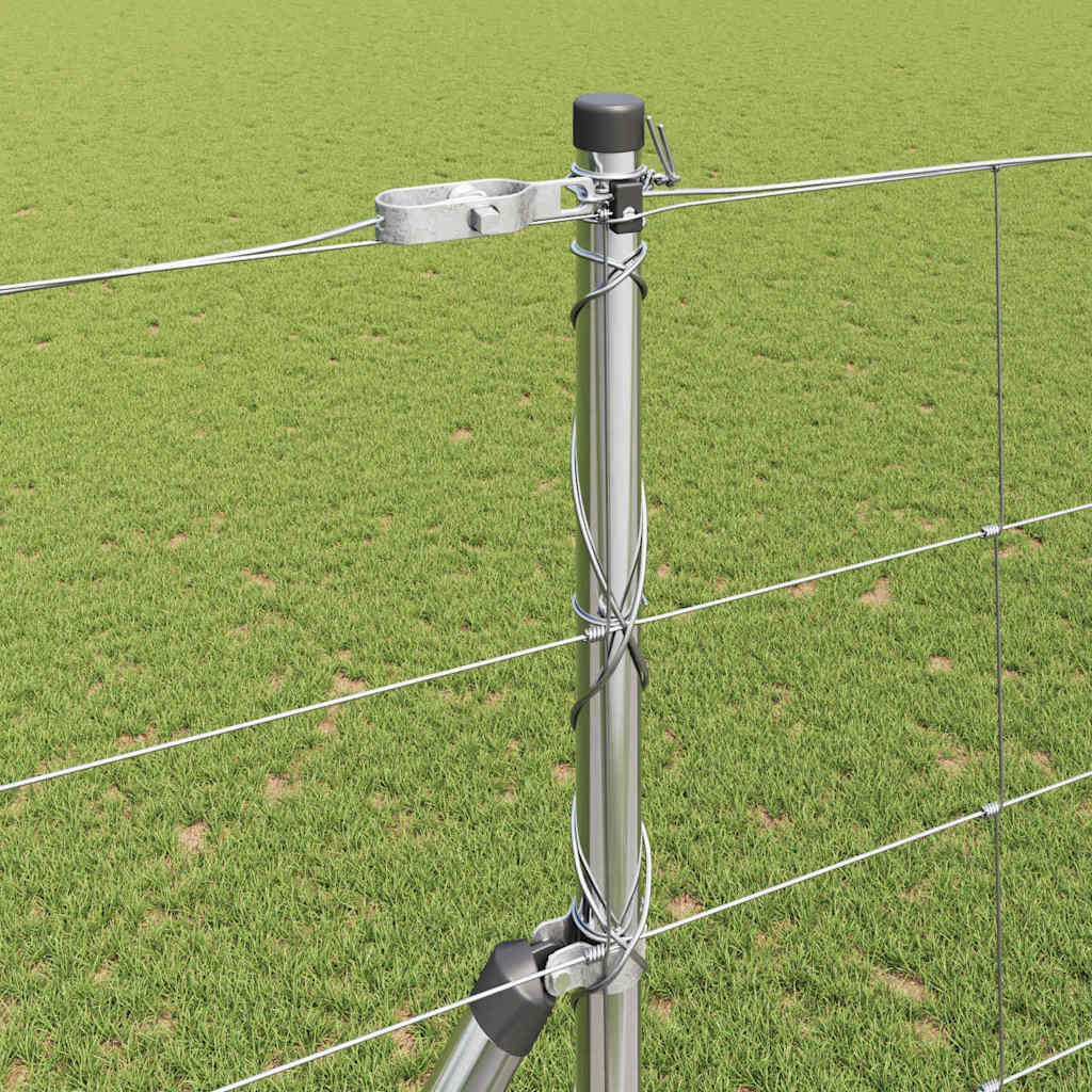 Afrasteringspaal Gegalvaniseerd 50 x 1,6 m Staal is nu te koop bij PeponiXL, paradijselijk wonen!