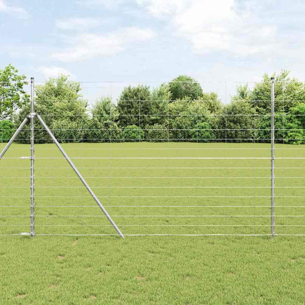 Afrasteringspaal Gegalvaniseerd 50 x 1,6 m Staal is nu te koop bij PeponiXL, paradijselijk wonen!