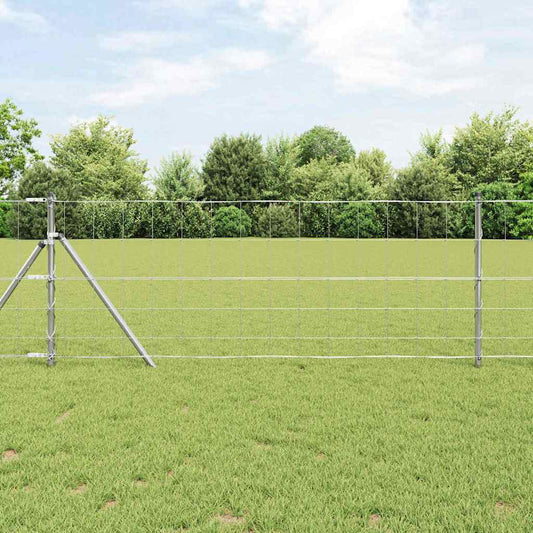 Afrasteringspaal Gegalvaniseerd 100 x 0,8 m Staal is nu te koop bij PeponiXL, paradijselijk wonen!