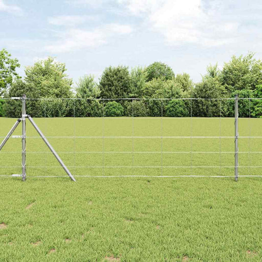 Afrasteringspaal Gegalvaniseerd 100 x 0,8 m Staal is nu te koop bij PeponiXL, paradijselijk wonen!
