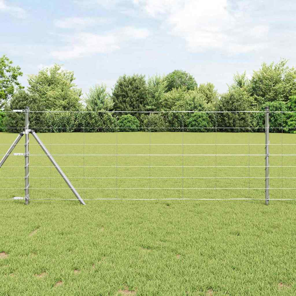 Afrasteringspaal Gegalvaniseerd 100 x 0,8 m Staal is nu te koop bij PeponiXL, paradijselijk wonen!