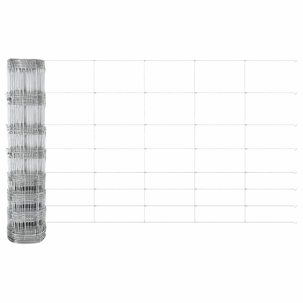 Afrasteringspaal Gegalvaniseerd 100 x 1 m Staal is nu te koop bij PeponiXL, paradijselijk wonen!