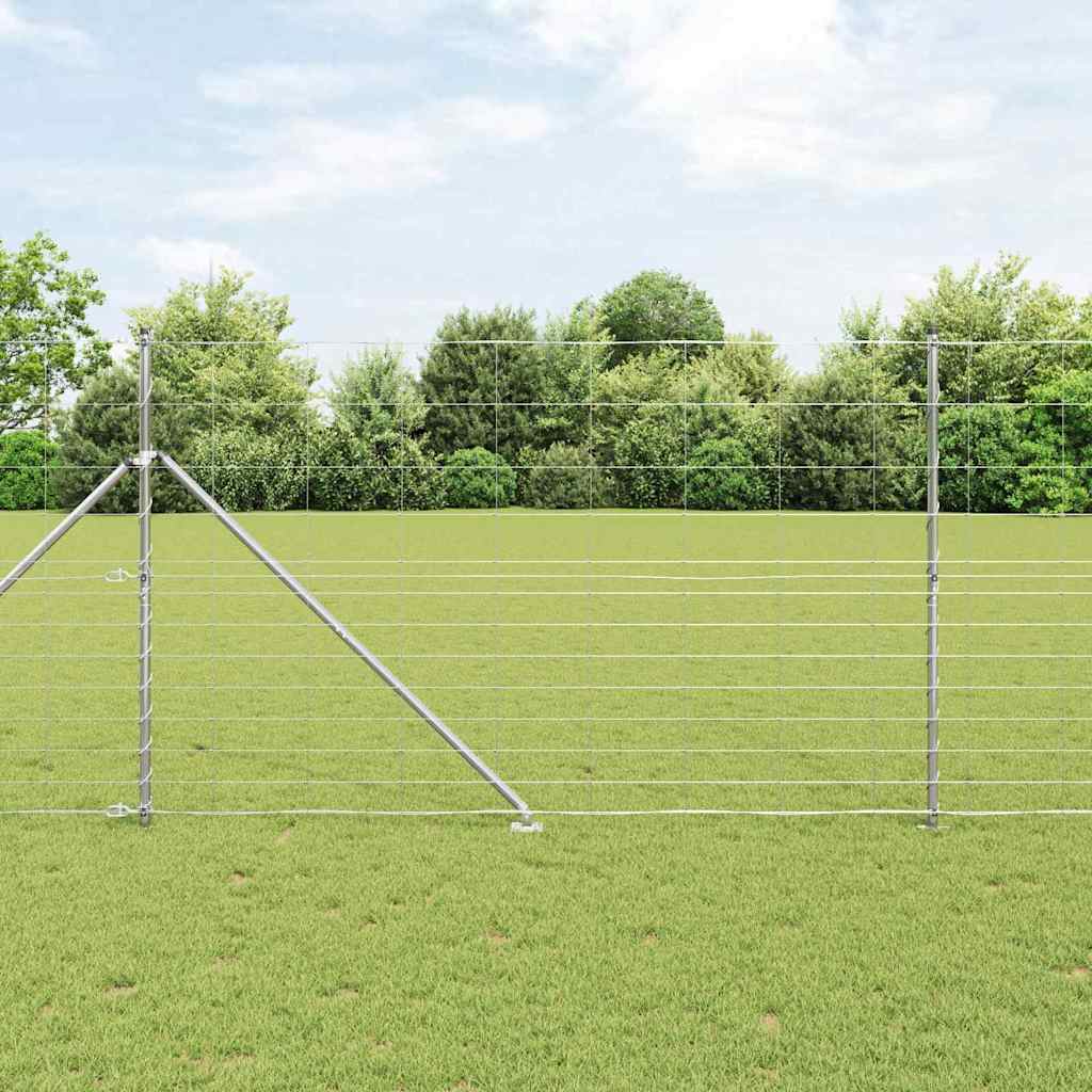 Afrasteringspaal Gegalvaniseerd 25 x 1,5 m Staal is nu te koop bij PeponiXL, paradijselijk wonen!