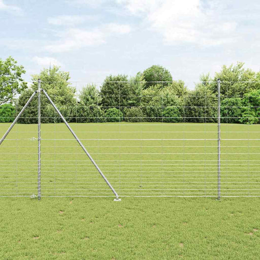 Afrasteringspaal Gegalvaniseerd 25 x 1,6 m Staal is nu te koop bij PeponiXL, paradijselijk wonen!