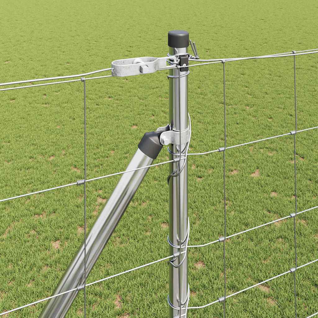 Afrasteringspaal Gegalvaniseerd 25 x 1,6 m Staal is nu te koop bij PeponiXL, paradijselijk wonen!