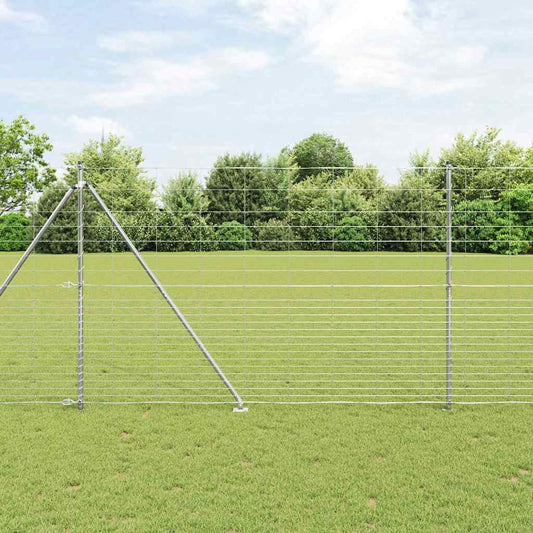 Afrasteringspaal Gegalvaniseerd 25 x 1,6 m Staal is nu te koop bij PeponiXL, paradijselijk wonen!