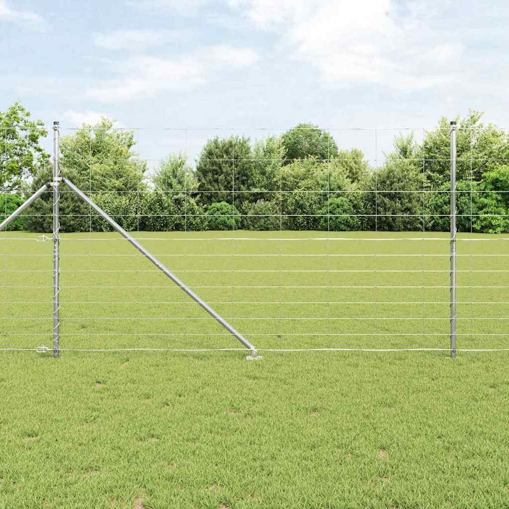Afrasteringspaal Gegalvaniseerd 50 x 1,4 m Staal is nu te koop bij PeponiXL, paradijselijk wonen!