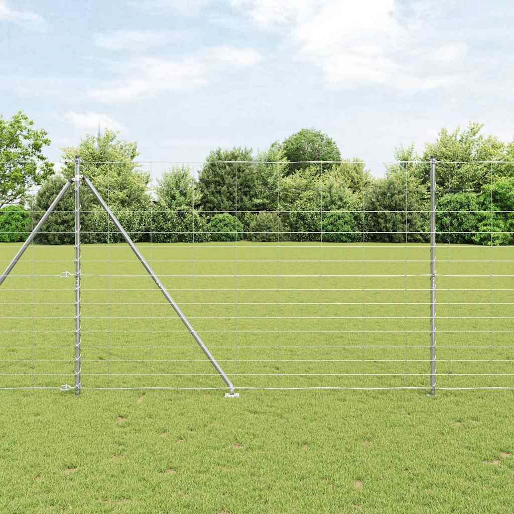 Afrasteringspaal Gegalvaniseerd 50 x 1,6 m Staal is nu te koop bij PeponiXL, paradijselijk wonen!